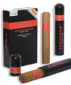 Xì gà Partagas Serie D No.4 Tubos Hộp 3 điếu