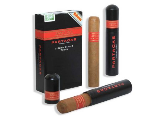 Xì gà Partagas Serie D No.4 Tubos Hộp 3 điếu